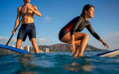 Stand in Session One: SUP vs Surfing for Beginners