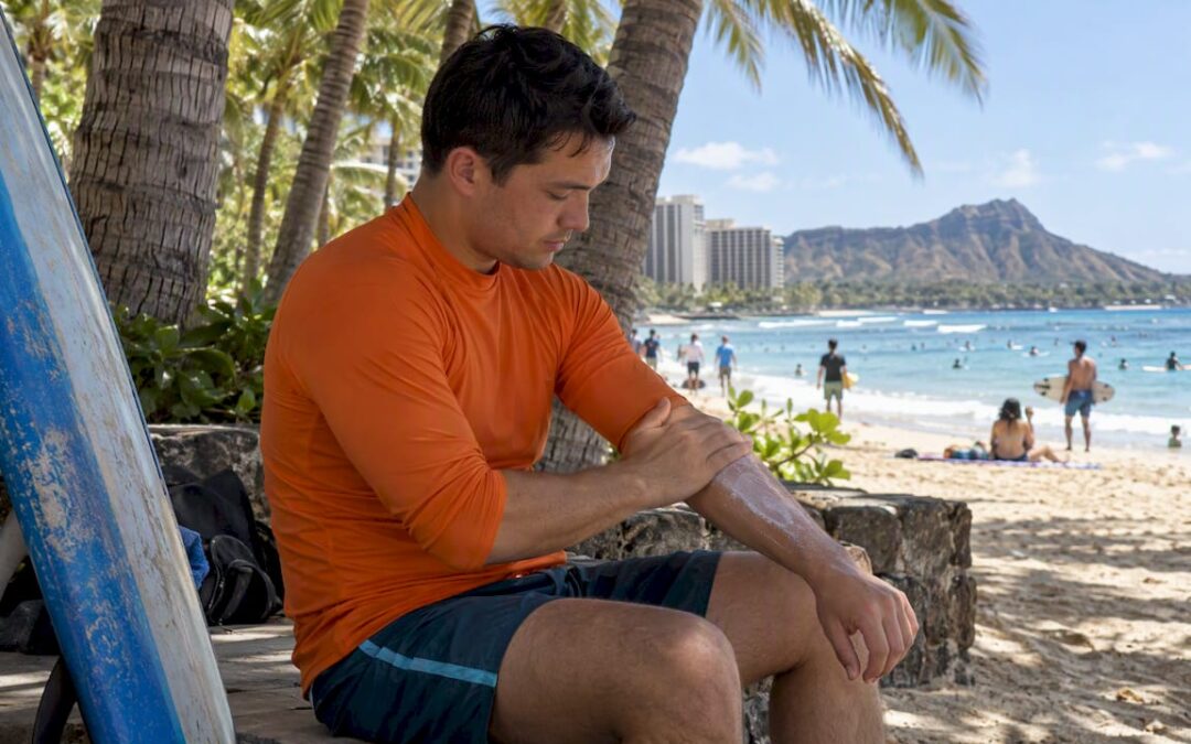 Apply Sunscreen 15 Minutes Early for Waikiki Surf Lessons